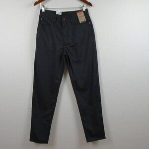 Levi's Mom Jeans Women's Size 29x30 Gray Black Blended Fabric Tapered